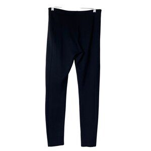 Lysse Black Legging Pant Women's Size Medium Viscose Blend Seam Down the Front